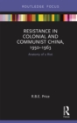 Resistance in Colonial and Communist China, 1950-1963 : Anatomy of a Riot - Book