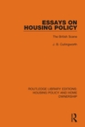 Essays on Housing Policy : The British Scene - Book