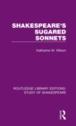 Shakespeare’s Sugared Sonnets - Book