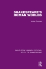 Shakespeare’s Roman Worlds - Book