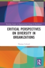 Critical Perspectives on Diversity in Organizations - Book