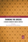Thinking the Greeks : A Volume in Honor of James M. Redfield - Book