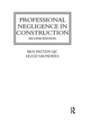Professional Negligence in Construction - Book