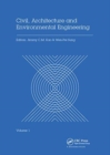 Civil, Architecture and Environmental Engineering Volume 1 : Proceedings of the International Conference ICCAE, Taipei, Taiwan, November 4-6, 2016 - Book