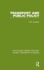 Transport and Public Policy - Book