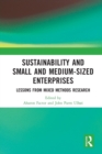 Sustainability and Small and Medium-sized Enterprises : Lessons from Mixed Methods Research - Book