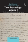 Tone Psychology: Volume I : The Sensation of Successive Single Tones - Book