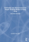 Estimating and Measurement for Simple Building Works in Hong Kong - Book