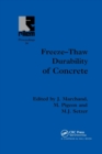 Freeze-Thaw Durability of Concrete - Book