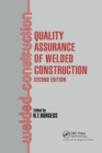 Quality Assurance of Welded Construction - Book