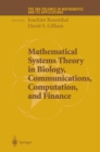 Mathematical Systems Theory in Biology, Communications, Computation and Finance - eBook