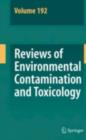 Reviews of Environmental Contamination and Toxicology 192 - eBook