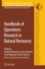 Handbook of Operations Research in Natural Resources - eBook