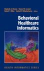 Behavioral Healthcare Informatics - Book