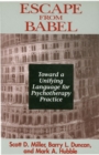 Escape from Babel : Toward a Unifying Language for Psychotherapy Practice - Book