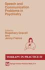 Speech and Communication Problems in Psychiatry - Book
