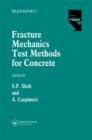 Fracture Mechanics Test Methods For Concrete - Book