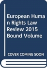 European Human Rights Law Review - Book