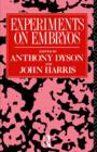 Experiments on Embryos - Book