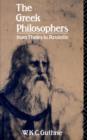 The Greek Philosophers : From Thales to Aristotle - Book