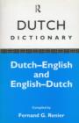 Dutch Dictionary : Dutch-English, English-Dutch - Book