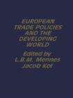 European Trade Policies and Developing Countries - Book
