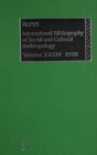 IBSS: Anthropology: 1988 Vol 34 - Book