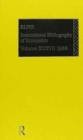 IBSS: Economics: 1988 Volume 37 - Book