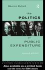 The Politics of Public Expenditure - Book