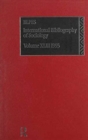 IBSS: Sociology: 1993 Vol 43 - Book