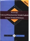 Routledge German Technical Dictionary Universal-Worterbuch der Technik Englisch : Volume 2: English-German/English-Deutsch - Book