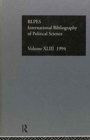 IBSS: Political Science: 1994 Vol 43 - Book