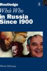 Who's Who in Russia since 1900 - Book