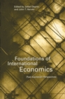 Foundations of International Economics : Post-Keynesian Perspectives - Book