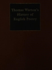 Warton's History of English Poetry - Book
