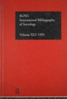 IBSS: Sociology: 1995 Vol 45 - Book