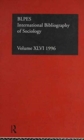 IBSS: Sociology: 1996 Vol 46 - Book