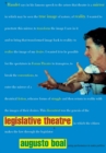 Legislative Theatre : Using Performance to Make Politics - Book