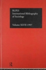 IBSS: Sociology: 1997 Vol 47 - Book
