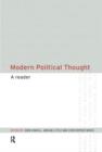 Modern Political Thought : A Reader - Book