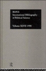 IBSS: Political Science: 1998 Volume 47 - Book