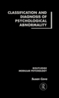 Classification and Diagnosis of Psychological Abnormality - Book