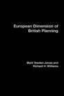 The European Dimension of British Planning - Book