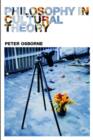 Philosophy in Cultural Theory - Book