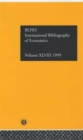 IBSS: Economics: 1999 Vol.48 - Book
