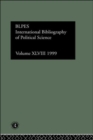 IBSS: Political Science: 1999 Vol.48 - Book