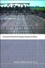 Concrete Pavement Design Guidance Notes - Book