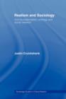Realism and Sociology : Anti-Foundationalism, Ontology and Social Research - Book