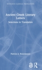 Ancient Greek Literary Letters : Selections in Translation - Book