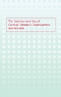 The Selection and Use of Contract Research Organizations - Book